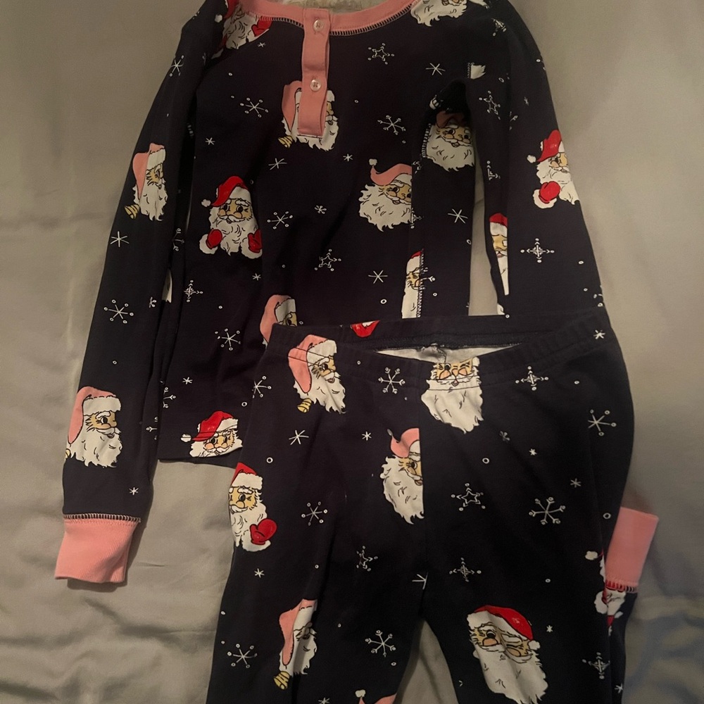 Beaufort bonnet company Santa  pajamas 5t